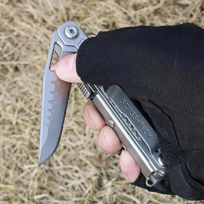11-in-1 Mini Multi-Tool | Folding Knife, Scissors & Screwdrivers