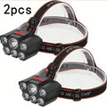 ClarionBeam Rechargeable LED Headlamp — 6 LEDs, 3 Brightness Modes