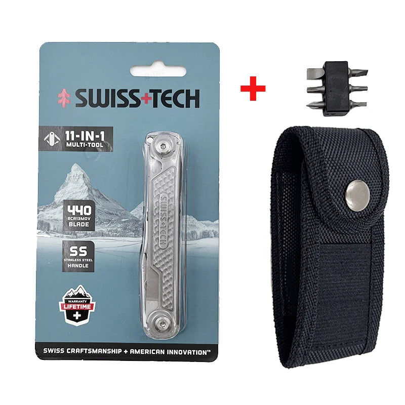 11-in-1 Mini Multi-Tool | Folding Knife, Scissors & Screwdrivers