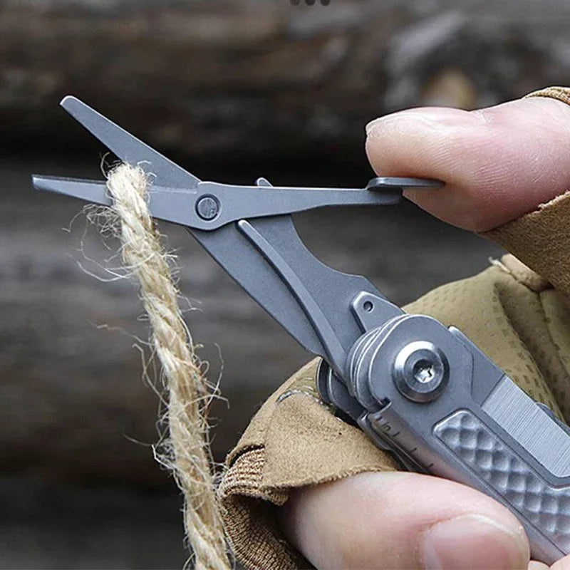 11-in-1 Mini Multi-Tool | Folding Knife, Scissors & Screwdrivers