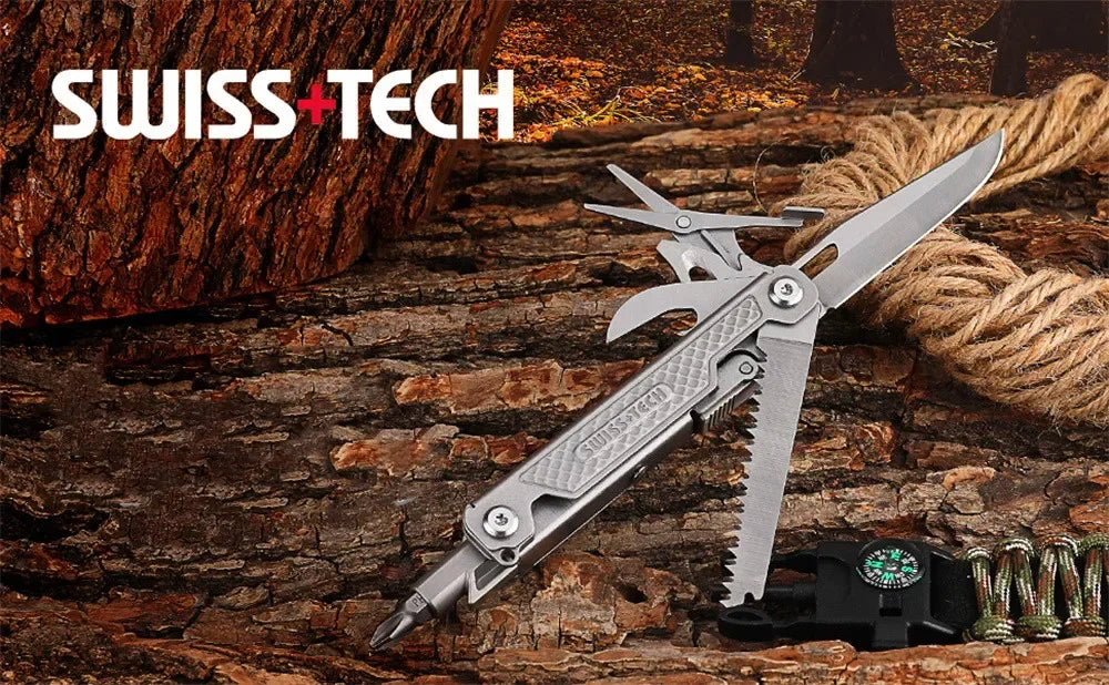 11-in-1 Mini Multi-Tool | Folding Knife, Scissors & Screwdrivers