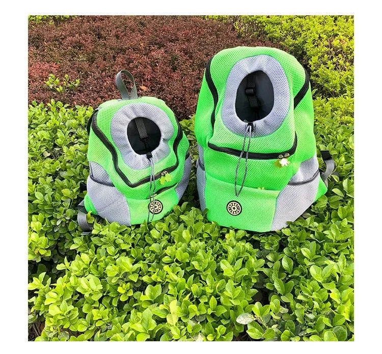 TrailPup Pet Carrier Backpack | Front Pack for Small Dogs & Cats, Reflective Strips