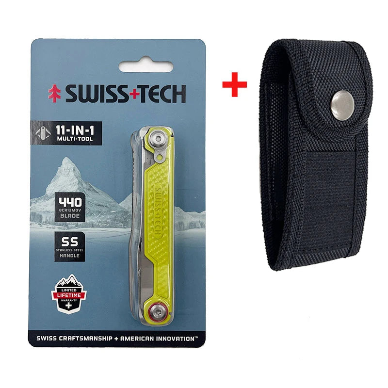 11-in-1 Mini Multi-Tool | Folding Knife, Scissors & Screwdrivers