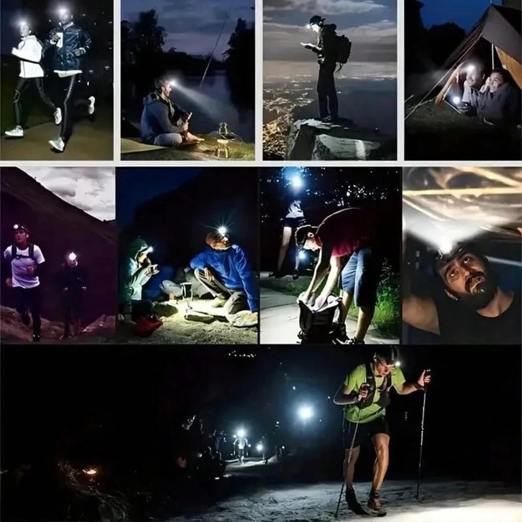ClarionBeam Rechargeable LED Headlamp — 6 LEDs, 3 Brightness Modes
