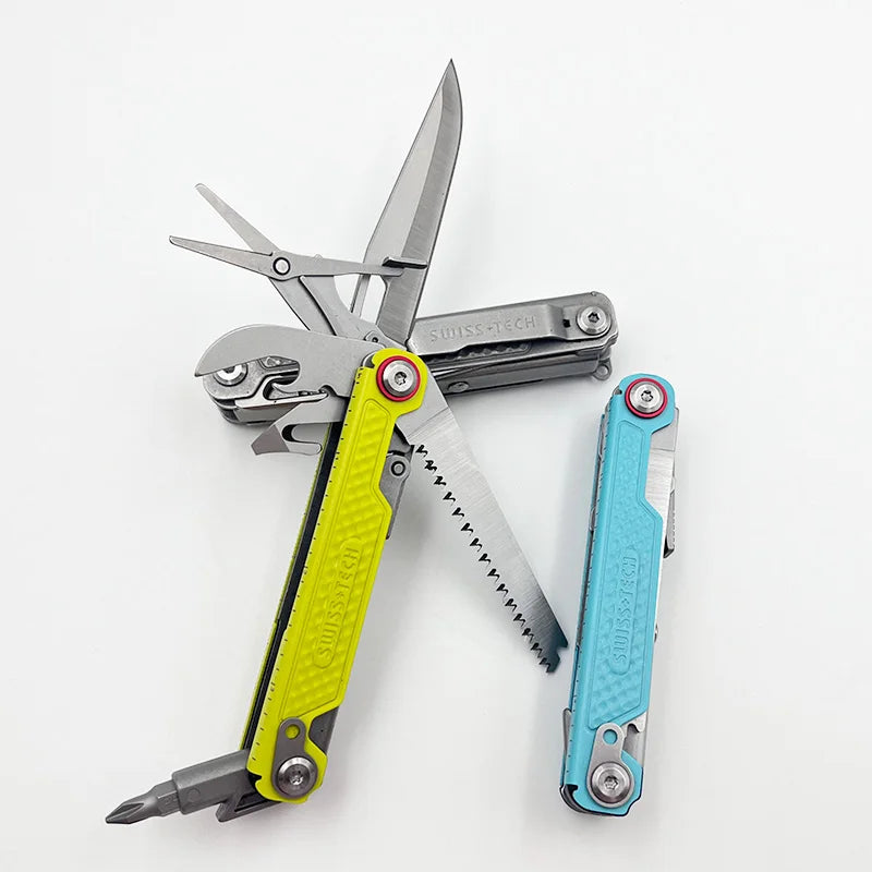11-in-1 Mini Multi-Tool | Folding Knife, Scissors & Screwdrivers