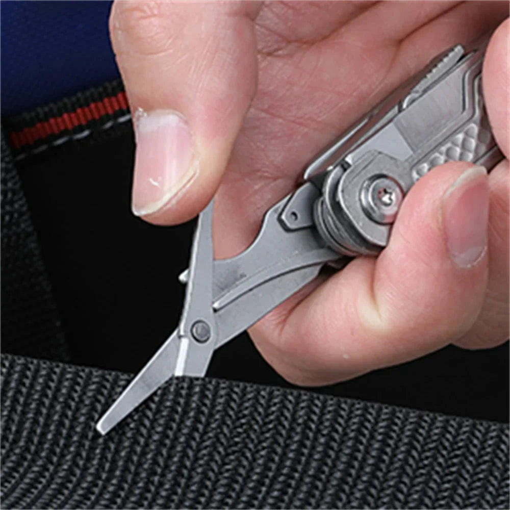 11-in-1 Mini Multi-Tool | Folding Knife, Scissors & Screwdrivers