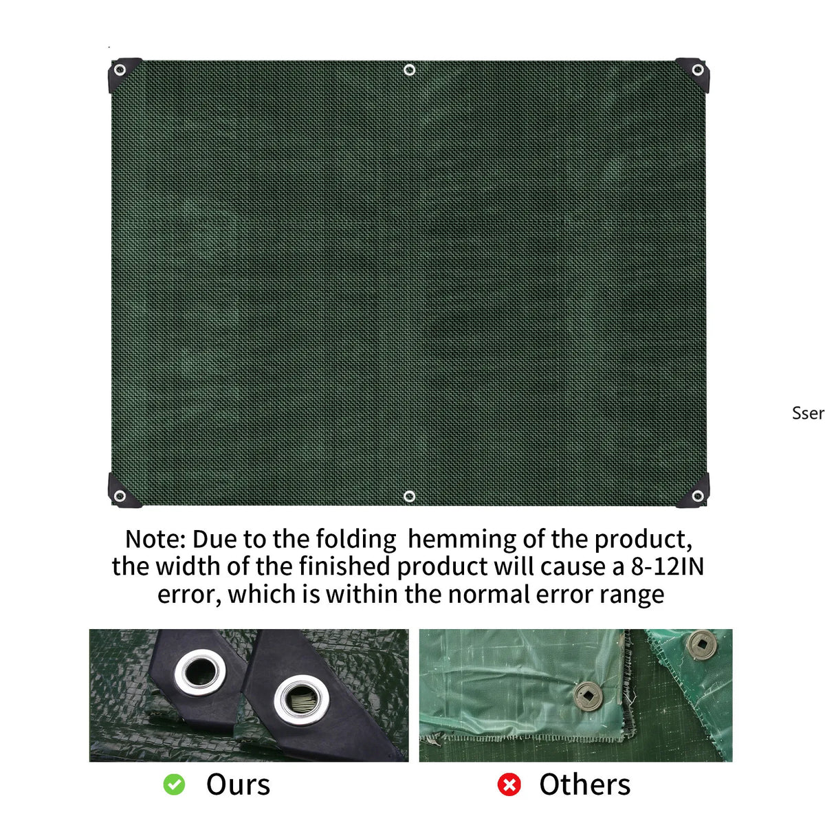 StormProof Heavy-Duty Waterproof Camping Tarp
