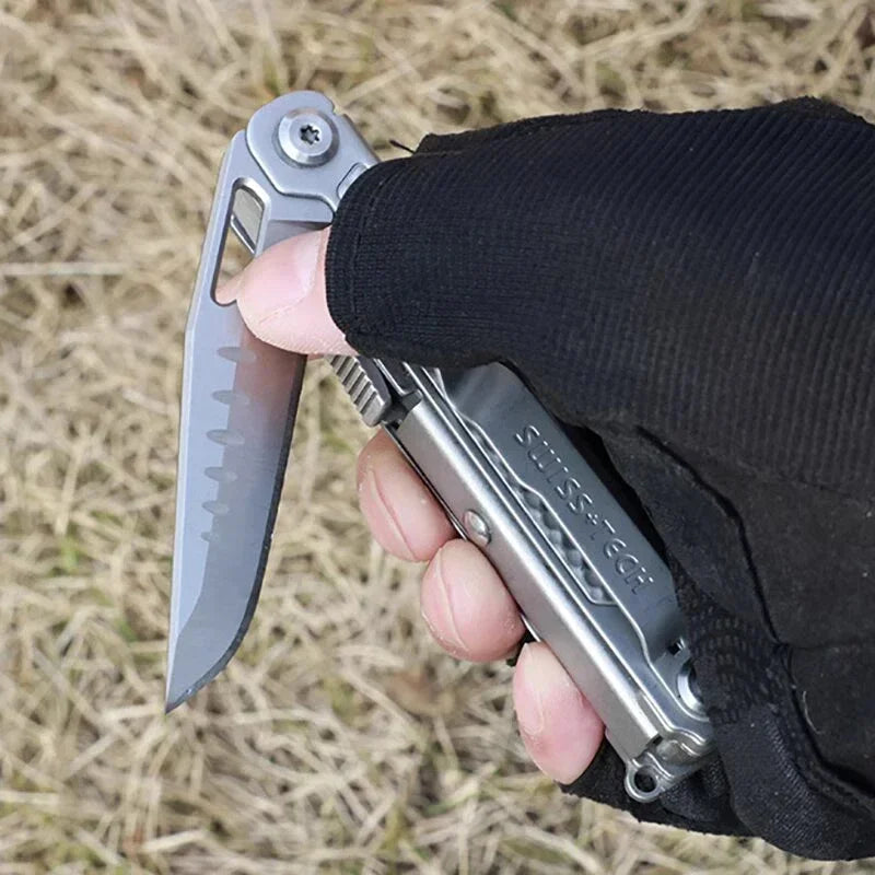 11-in-1 Mini Multi-Tool | Folding Knife, Scissors & Screwdrivers