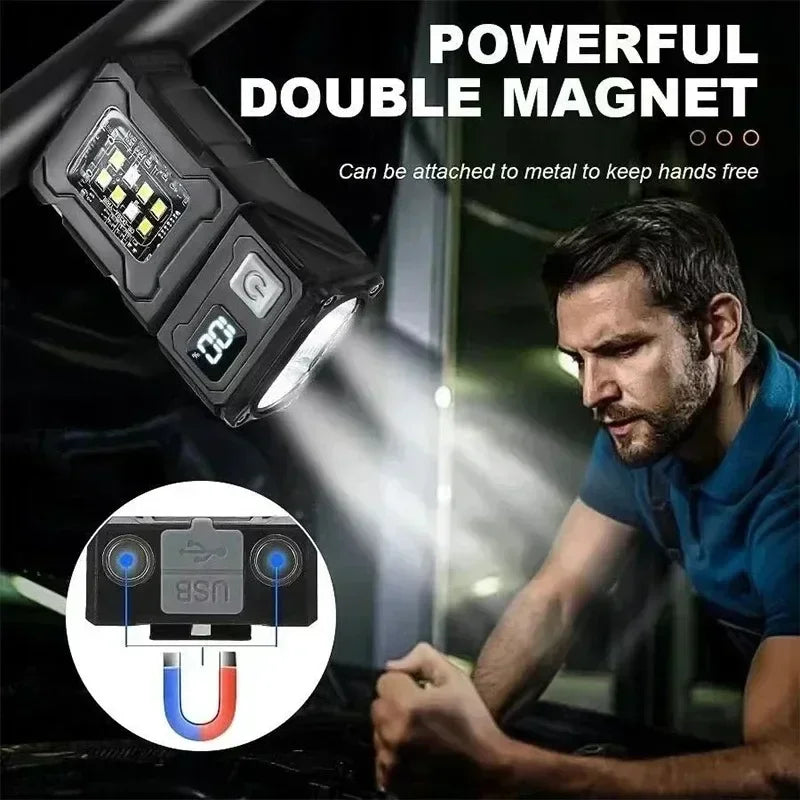 MagBeam Rechargeable Magnetic LED Work Light | Adjustable Angle