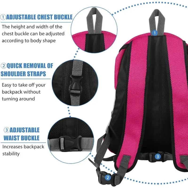 TrailPup Pet Carrier Backpack | Front Pack for Small Dogs & Cats, Reflective Strips