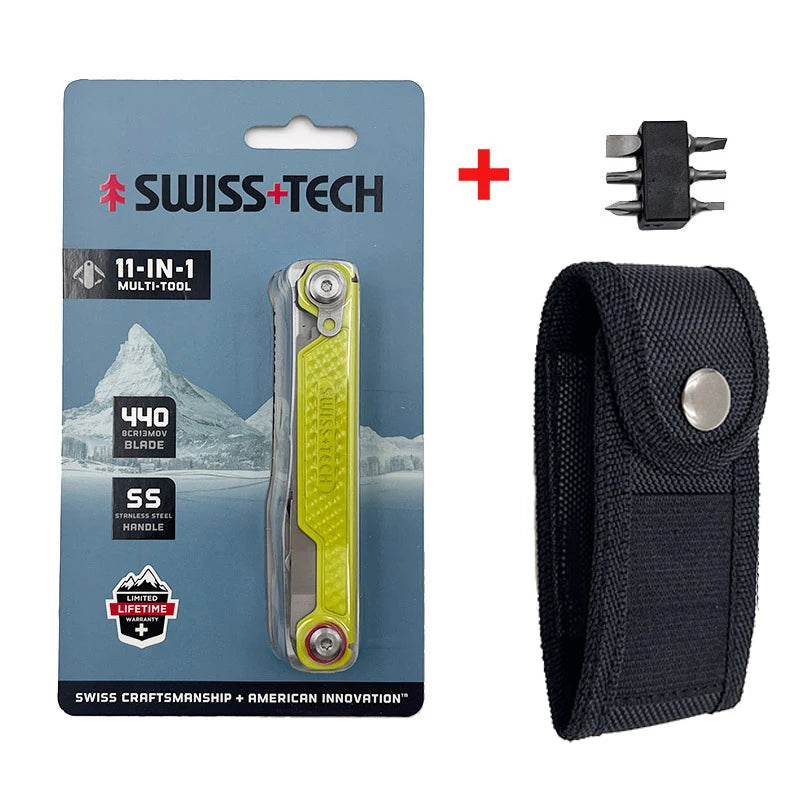 11-in-1 Mini Multi-Tool | Folding Knife, Scissors & Screwdrivers