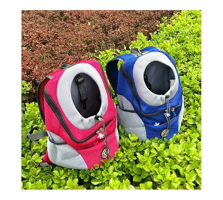 TrailPup Pet Carrier Backpack | Front Pack for Small Dogs & Cats, Reflective Strips