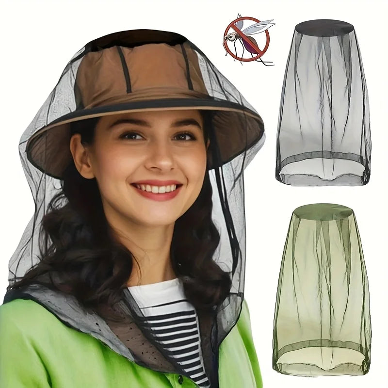 BugGuard Mosquito Head Net | 2-Pack, Extra Large, Fits Over Hats