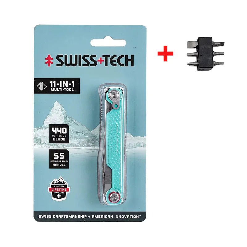 11-in-1 Mini Multi-Tool | Folding Knife, Scissors & Screwdrivers