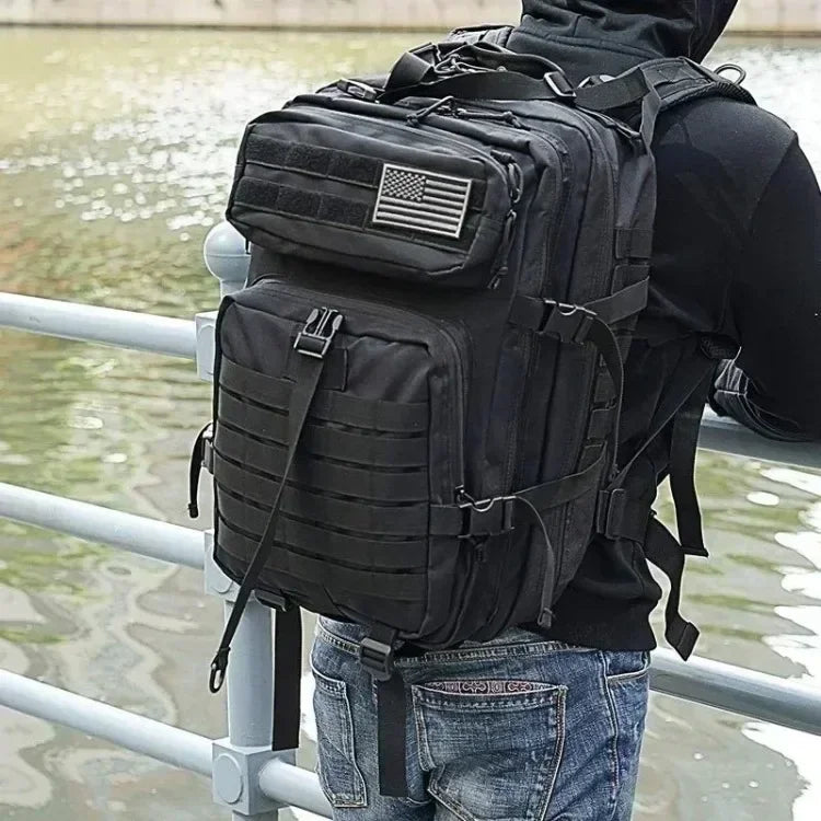 OutRange 45L Tactical Backpack - MOLLE, Water-Resistant, Laptop Sleeve