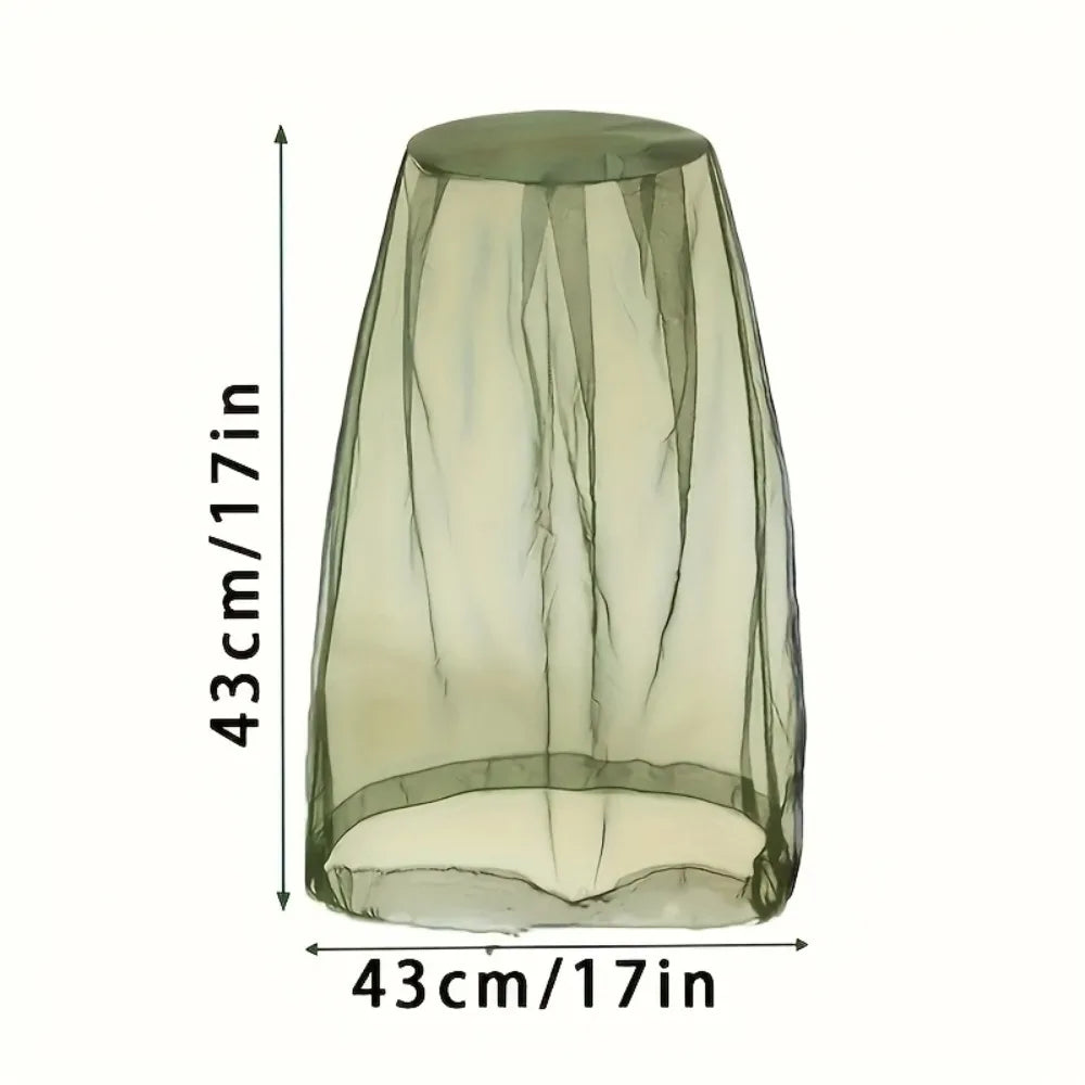 BugGuard Mosquito Head Net | 2-Pack, Extra Large, Fits Over Hats