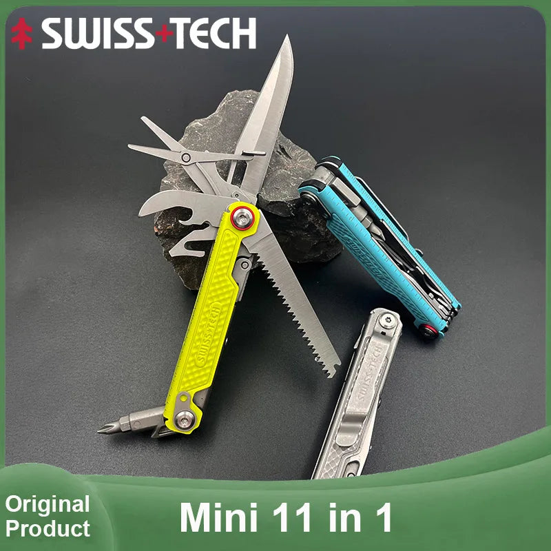 11-in-1 Mini Multi-Tool | Folding Knife, Scissors & Screwdrivers