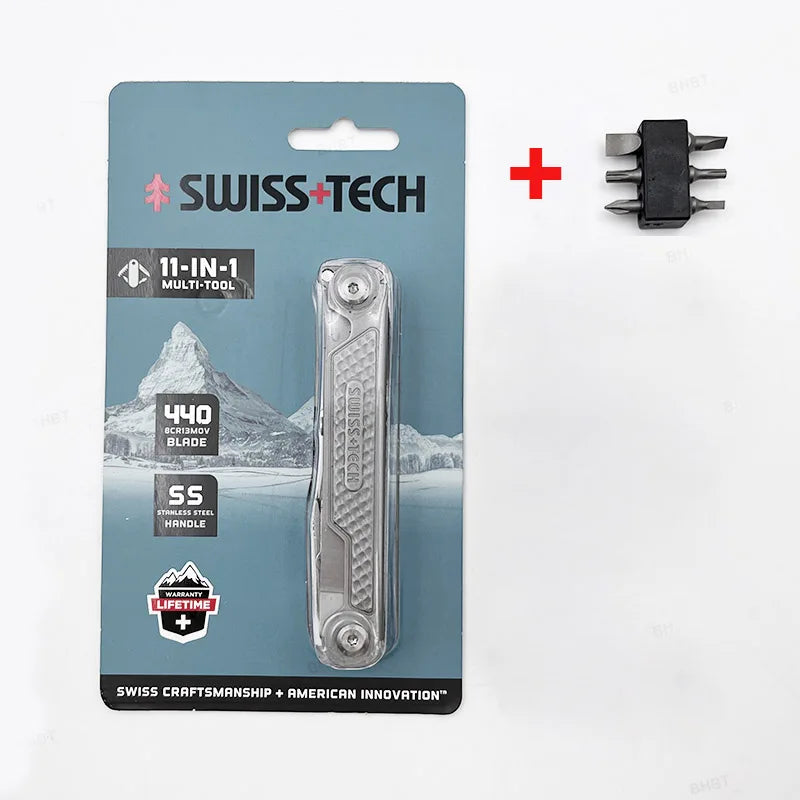 11-in-1 Mini Multi-Tool | Folding Knife, Scissors & Screwdrivers