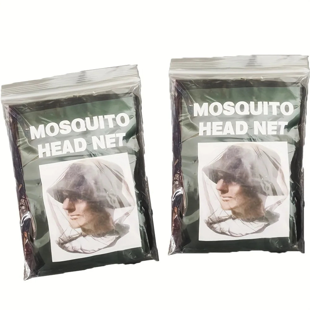 BugGuard Mosquito Head Net | 2-Pack, Extra Large, Fits Over Hats