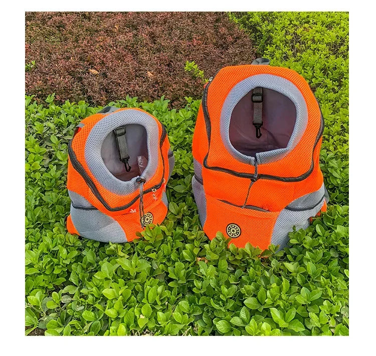 TrailPup Pet Carrier Backpack | Front Pack for Small Dogs & Cats, Reflective Strips