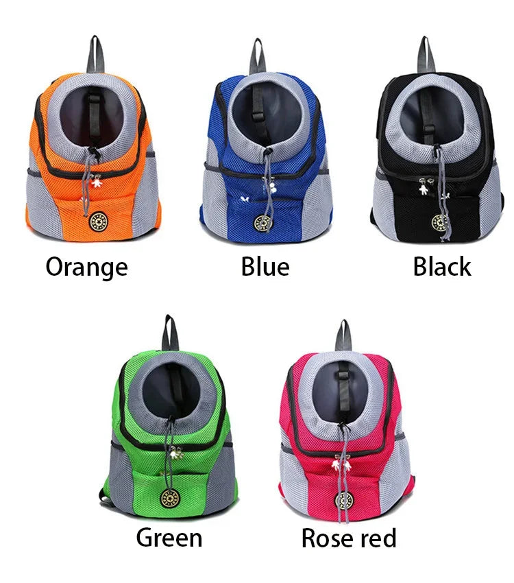 TrailPup Pet Carrier Backpack | Front Pack for Small Dogs & Cats, Reflective Strips