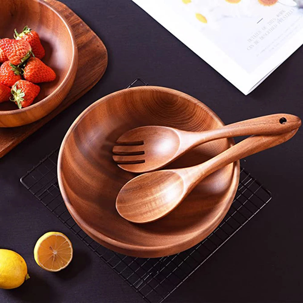 Hearthwood 1-9Pcs Teak Wooden Cooking Utensil Set