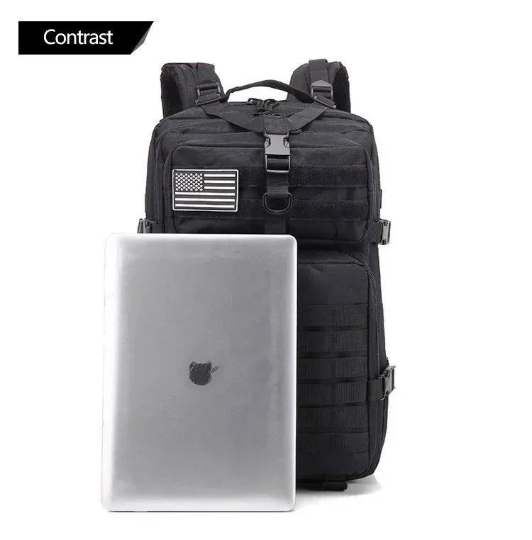 OutRange 45L Tactical Backpack - MOLLE, Water-Resistant, Laptop Sleeve