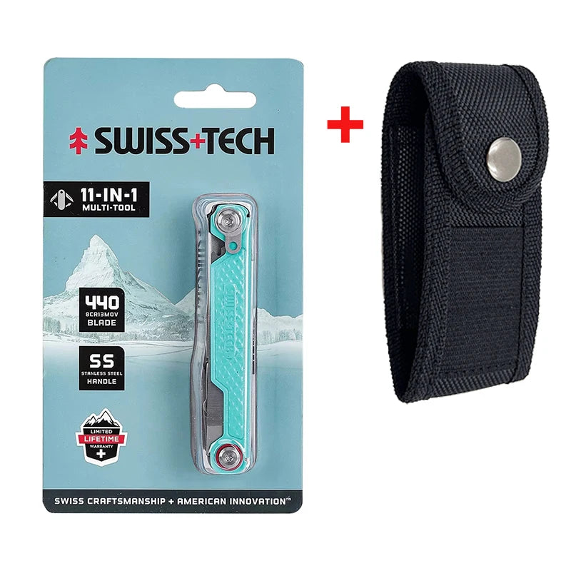 11-in-1 Mini Multi-Tool | Folding Knife, Scissors & Screwdrivers