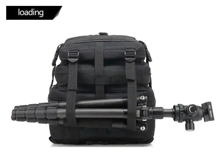OutRange 45L Tactical Backpack - MOLLE, Water-Resistant, Laptop Sleeve