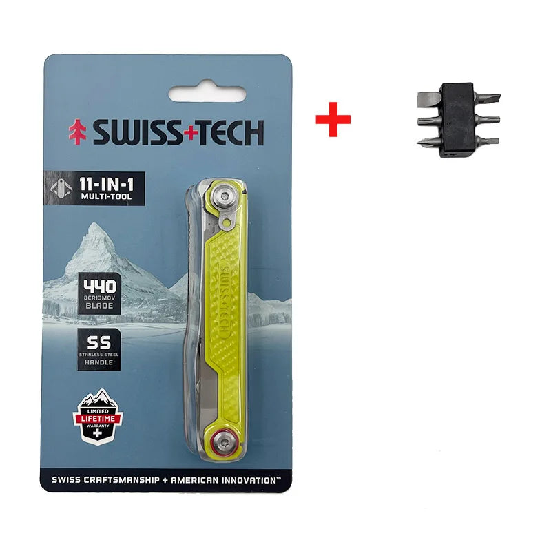 11-in-1 Mini Multi-Tool | Folding Knife, Scissors & Screwdrivers