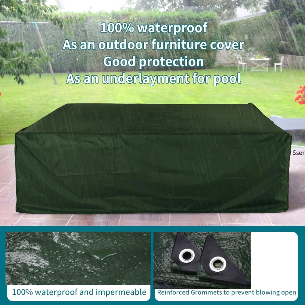 StormProof Heavy-Duty Waterproof Camping Tarp