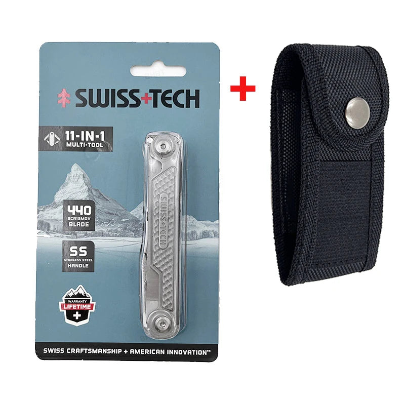 11-in-1 Mini Multi-Tool | Folding Knife, Scissors & Screwdrivers