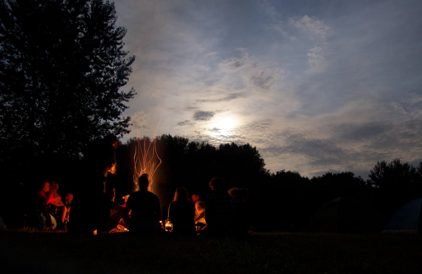 Pick the campground for boring reasons, then work backwards from sunset